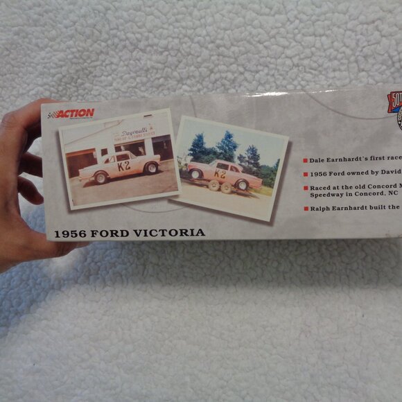 Dale Earnhardt #K-2 1956 Ford Victoria Pink 1/24 Action Car Platinum Series 1998 - Picture 12 of 16